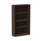 Alera 31.75 in. x 14 in. x 54.88 in. Valencia Series 4-Shelf Bookcase - Espresso